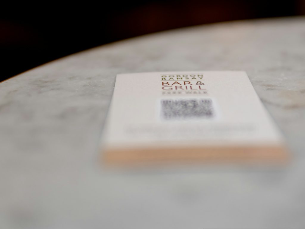 Photo of QR Code on a table by the blowup on Unsplash